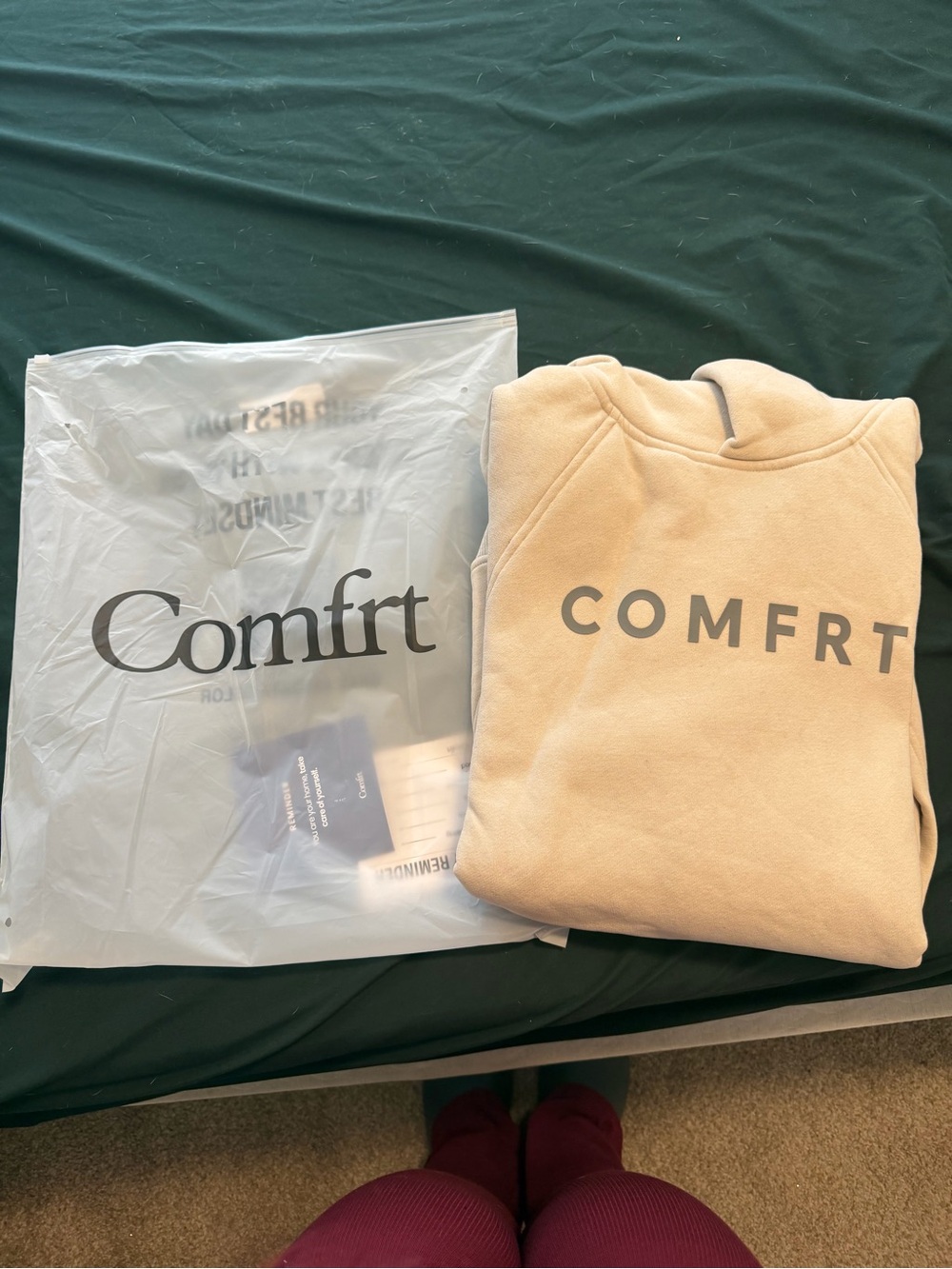 Comfrt Men's Crewneck Sweatshirt in Beige